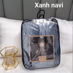 Chăn lông tuyết nhung dày blanket siêu ấm không rụng lông VuaChanGa