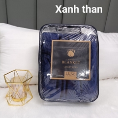Chăn lông tuyết nhung dày blanket siêu ấm không rụng lông VuaChanGa