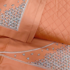 [Tencel Nishikawa] Bộ Chăn Ga Gối Lụa Tencel 120s  Nhật Bản 7 món Siêu Cấp Thêu Vi Tính