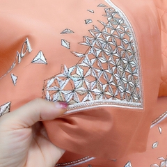 [Tencel Nishikawa] Bộ Chăn Ga Gối Lụa Tencel 120s  Nhật Bản 7 món Siêu Cấp Thêu Vi Tính
