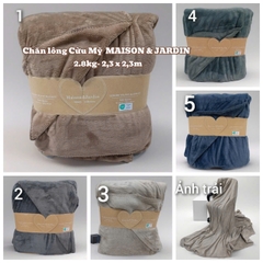[Chăn Mỹ] Chăn Lông Cừu MAISON & JARDIN siêu thị Costco Mỹ Siêu Sang Siêu Mềm VuaChanGa
