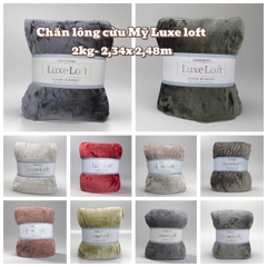 Chăn lông cừu Luxe Loft kích thước 248x234cm