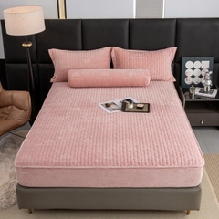 Ga gối + vỏ gối ôm nỉ nhung Mark cross