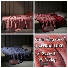 Chăn lông rái cá Nishikawa Imprial Luxury 4,5kg, KT 2x2m3 siêu mướt