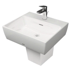Chậu Rửa Mặt Lavabo TOTO LHT328C#XW Chữ Nhật Treo Tường Chân Ngắn