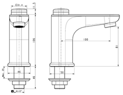 Vòi Lavabo American Standard Lạnh WF-T823W