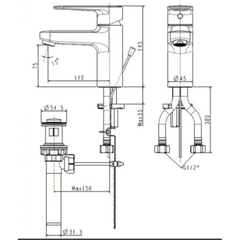 Vòi Lavabo American Standard WF-B201