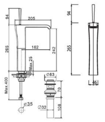 Vòi Lavabo American Standard WF-0603 Nóng Lạnh