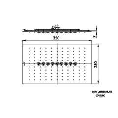 Bát sen mưa âm trần Xpano COTTO ZF01SRC