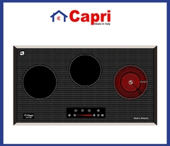 BẾP TỪ - HỒNG NGOẠI 3 VÙNG NẤU CAPRI CR-810KT (CHẤM BI)