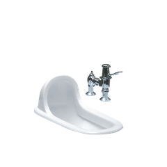 Bàn Cầu Xổm Xã Gạt Tay - C1230 + BF449