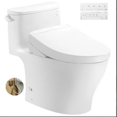 Bồn Cầu 1 Khối Nắp Rửa Điện Tử MS887CRW25