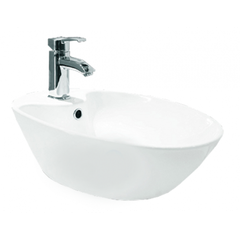 Chậu Rửa Mặt Lavabo Viglacera V52 Đặt Bàn Đá