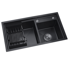 Chậu Rửa Inox Nano Kaff KF-BL8045GHR