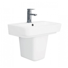 Bộ Chậu Rửa Lavabo Và Chân Ngắn Treo Tường Viglacera V50 (CD50)