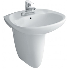 Lavabo Treo Tường Inax L-284V/L-284VC Kèm Chân Ngắn