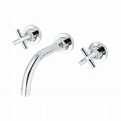 Vòi chậu lavabo COTTO CT237C16 nóng lạnh gắn tường Cross