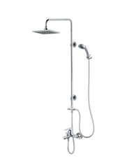 Sen nóng lạnh kết hợp bộ phụ kiện sen tắm đứng S493C - BS124