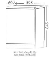 Máy Rửa , Sáy Bát Canzy DSW809EU SERI 8