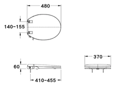 Nắp rửa cơ dạng nắp dài COTTO CVN92203