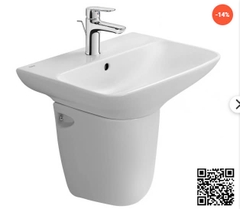 Chậu Lavabo Inax L-289V/L-288VC Treo Tường Chân Ngắn