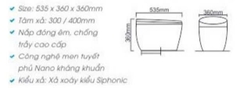 Bồn Cầu Treo JV-C515