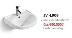 Chậu Lavabo Treo Tường JV-L909