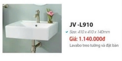 Chậu Lavabo Treo Tường JV-L910