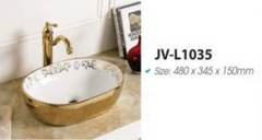 Chậu lavabo đặt bàn JV-L1035