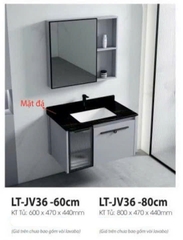Tủ Lavabo Nhôm Cao Cấp JV-LT36 (60cm-80cm)