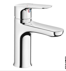 Vòi Chậu Lavabo Inax LFV-1402S-R (LFV1402SR) Nóng Lạnh Kèm Trụ Xả Lật