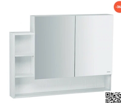 Tủ Gương Treo Phòng Tắm CAESAR EM01100V Màu Trắng