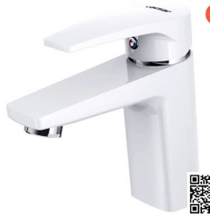 Vòi Lavabo Caesar B390CWU Màu Trắng Nóng Lạnh