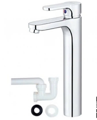 Vòi Lavabo Caesar BT571CU Nóng Lạnh Thân Cao Kèm Co P