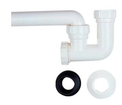 Co Chữ P Caesar BF405P Nhựa Gắn Lavabo