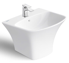 Chậu lavabo treo tường VIGLACERA V64 liền chân