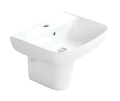 Chậu lavabo treo tường chân lửng Bob COTTO C000607OS