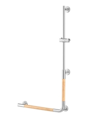 Thanh tay vịn COTTO CT0166 Natura hình chữ L, có kết hợp thanh trược tay sen