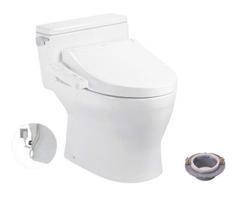 Bồn cầu TOTO MS188VKW16 T53P100VR 1 khối nắp điện tử Washlet C2 TCF23410AAA