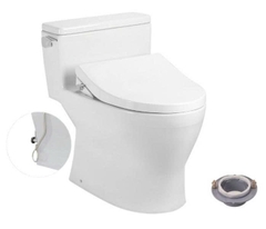 Bồn cầu TOTO MS188VKE4 T53P100VR 1 khối nắp rửa cơ TCW1211A