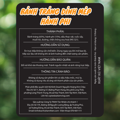 [COMBO 2 HŨ] NGON TỚI ĐỈNH với bánh tráng DINHMEP HÀNH PHI - Combo 2 hũ bánh tráng Dính Mép hành phi