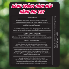 Combo 2 hũ bánh tráng DinhMep CAY