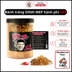 [COMBO 4 HŨ] bánh tráng DINHMEP HÀNH PHI CAY