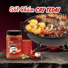 Sốt Chấm CayTeDai x2 SIÊU CAY - Sốt Muối Chấm Lâm Vlog Cay Tê Dại x2