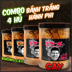 [COMBO 4 HŨ] bánh tráng DINHMEP HÀNH PHI MIX