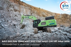 Báo Giá Phụ Tùng Máy Xúc Cập Nhật Chi Tiết Năm 2026