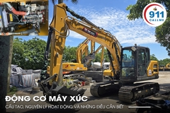 Động Cơ Máy Xúc: Cấu Tạo, Nguyên Lý Hoạt Động Và Những Điều Cần Biết