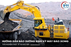 Hướng Dẫn Bảo Dưỡng Định Kỳ máy Đào XCMG