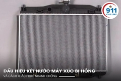 Dấu Hiệu Két Nước Máy Xúc Bị Hỏng Bạn Nên Biết