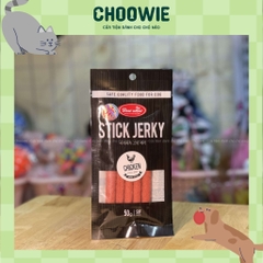 [ko dùng nữa] Stick Jerky Bowwow - Que thưởng cho chó - Vị gà, cá hồi, bò, cừu - Choowie Pet Shop